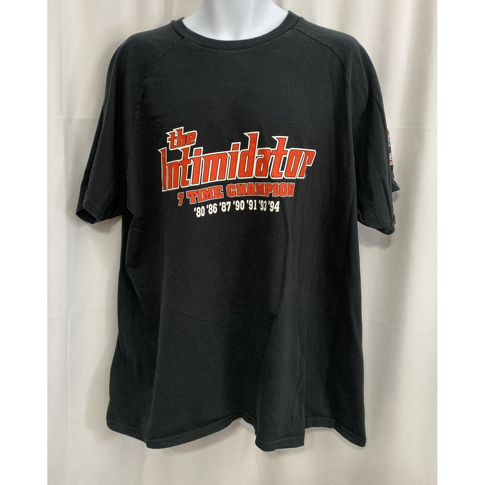 Winners Circle Dale Earnhardt The Intimidator 7 Time Champion NASCAR T-Shirt 2XL
